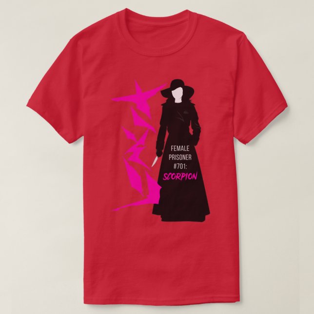 Female Prisoner 701 Scorpion T Shirt (Design framsida)