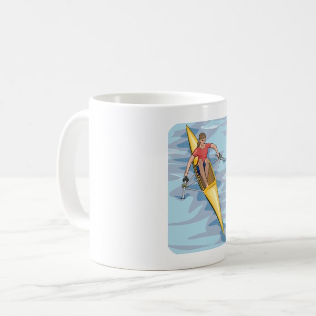 Female Rower Kaffemugg (Framsida vänster)