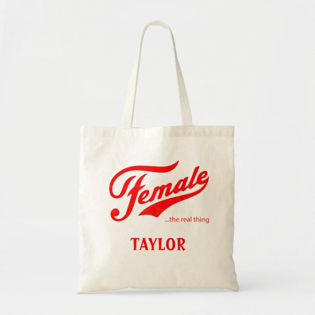 Female, sak, Bridesmaid Gift Tygkasse (Framsidan)