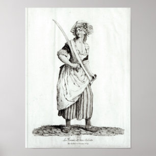 Female Sans-Culotte, 1792 Poster