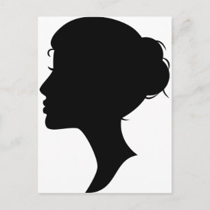 Female Silhouette Vykort
