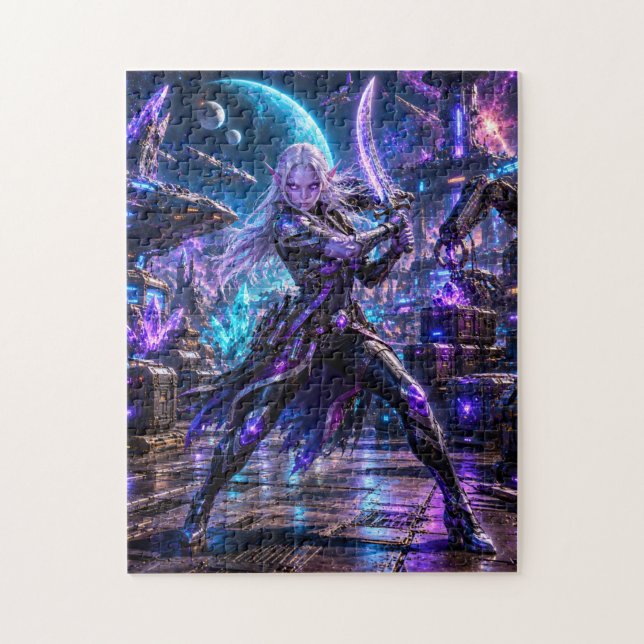 Female Space Pirate — Alien Duelist Pussel (Vertikal)