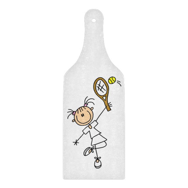 Female Stick figur Tennis Player (Framsidan)