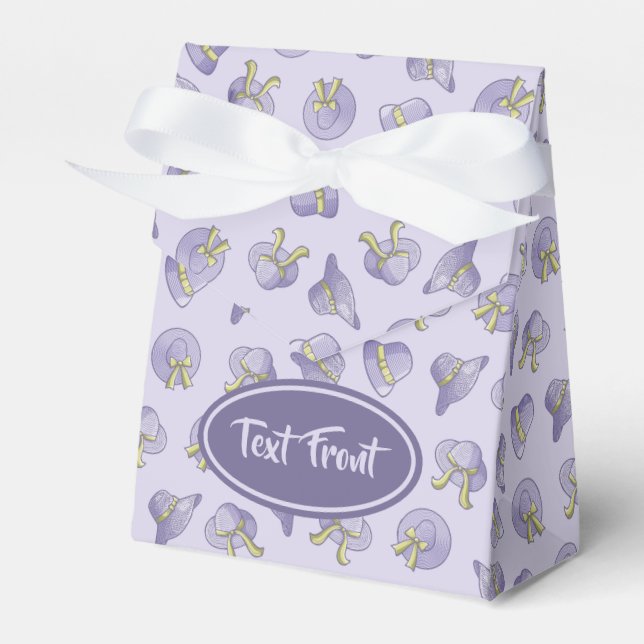 Female Summer Hats Lilac Presentaskar (Framsidan Sidan)