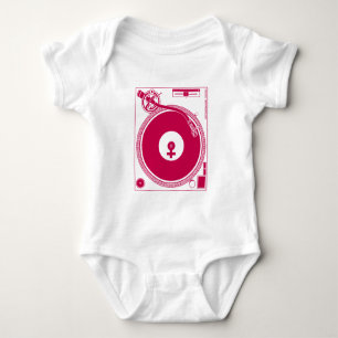 Female symbol Turntable Deck - DJ Disk Jockey T-shirt