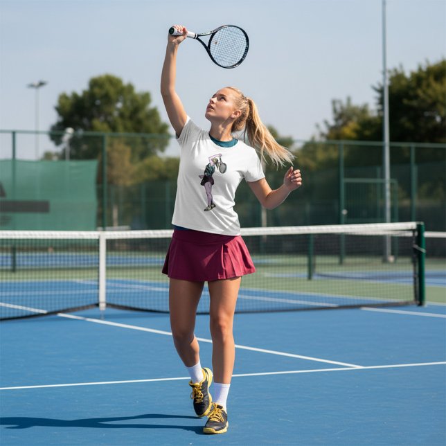 Female Tennis Player Girls T Shirt (Skapare uppladdad)