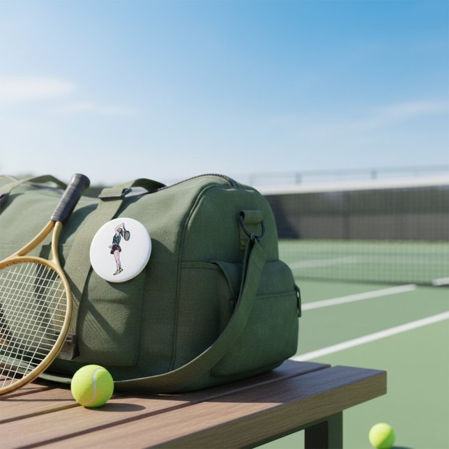 Female Tennis Player Knapp (Skapare uppladdad)
