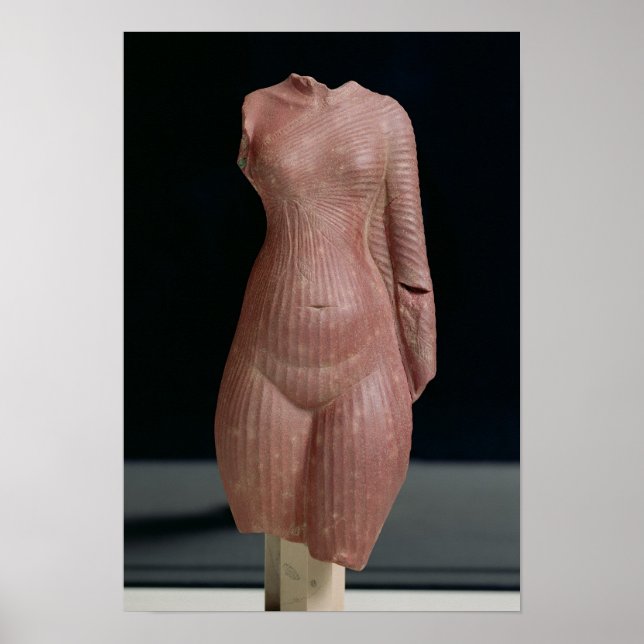 Female torso, troligen drottning Nefertiti Poster (Framsidan)