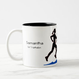 Female Triathlon Keepsaké Kaffemugg