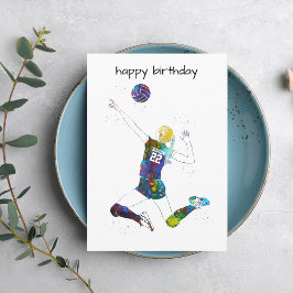 Female Volleyball Player Kort