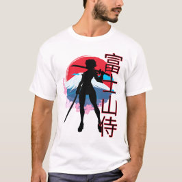 Female Warrior Mt. Fuji T Shirt