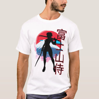 Female Warrior Mt. Fuji T Shirt
