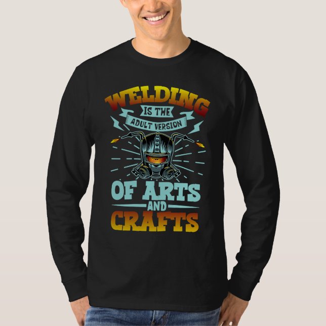 Female Welder   Welding Mechanic Forge Metalwork   T Shirt (Framsida)