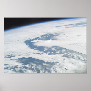 Femåriga isberg near södra Georgia Islan Poster