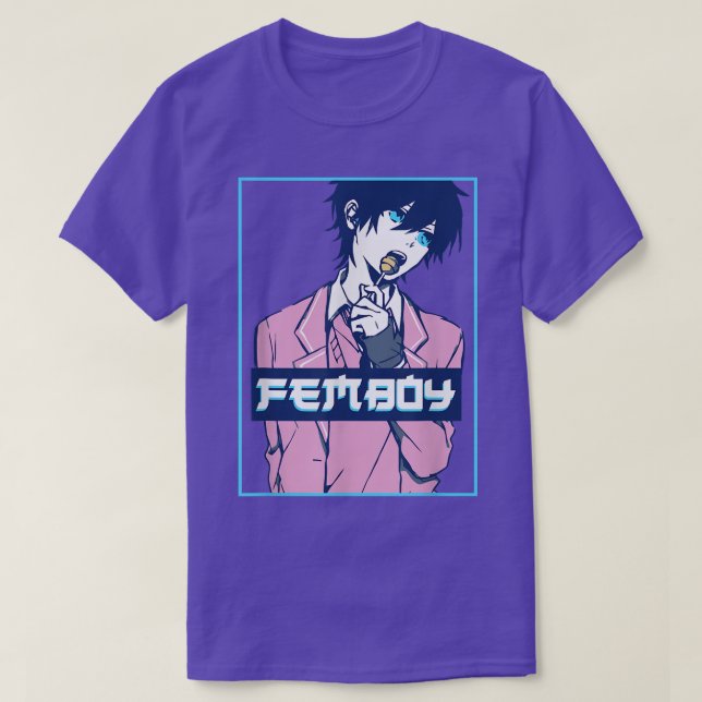 Femboy Aesthetic Jape Boy Crossdressing T Shirt (Design framsida)