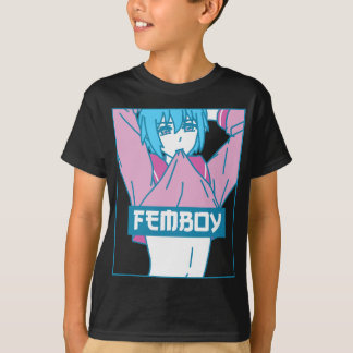 Femboy Aesthetic Pastel Yaoi Anime Boy Crossdressi T Shirt