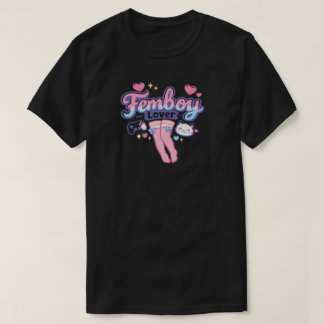 Femboy Älskare Kawaii Höga Strumpor Sockor Gamer P T Shirt