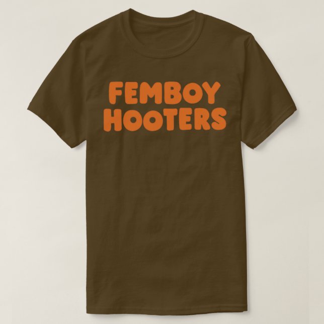 Femboy Hooters 2 T Shirt (Design framsida)