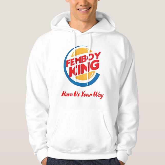 Femboy Kung 1-sidig hoodie (Framsida)