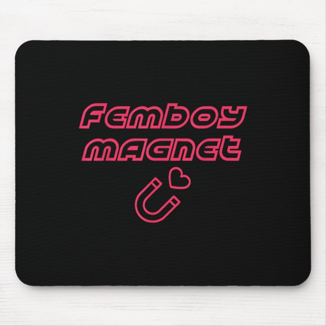 Femboy Magnet Design Musmatta (Framsidan)
