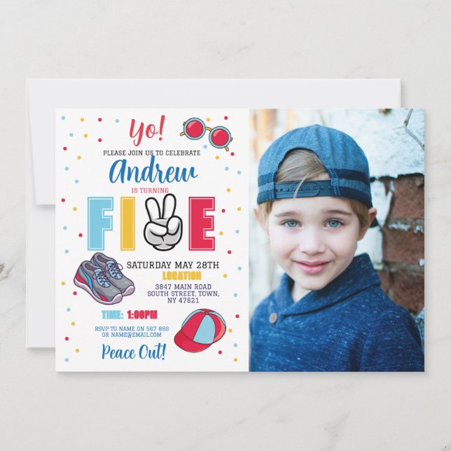 Femdagarsfreden! 5:e sommarboxen inbjudningar (Framsida)