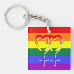 Femdubbla Pridet Symboler Regnbåge Flagga
