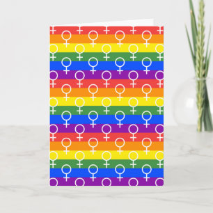 Femfaldig symbol Regbow Mönster Kort