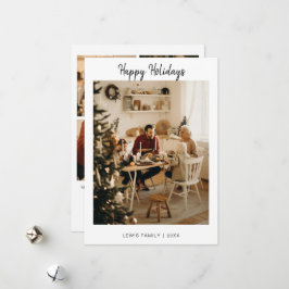 Femfoto jul Glad helg Julkort