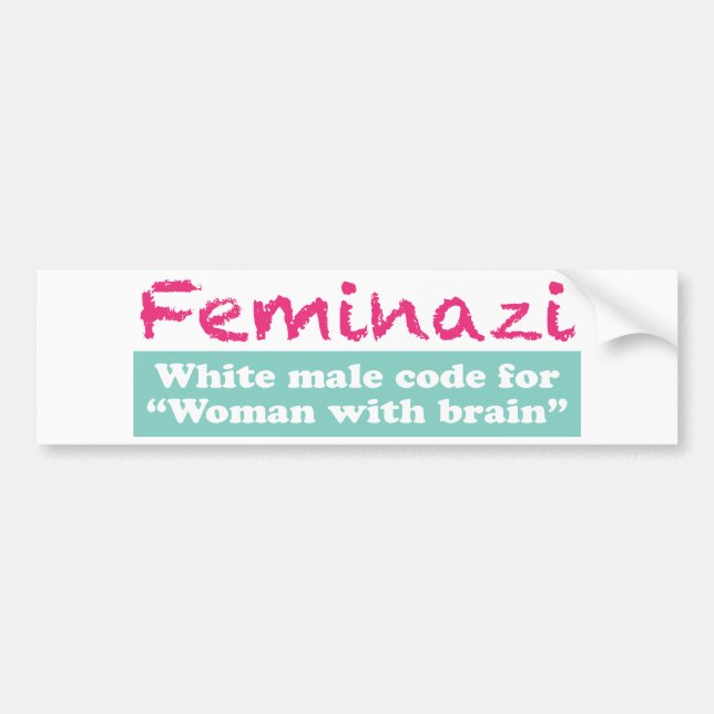 Feminazi Bildekal (Framsidan)