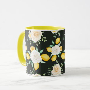 Feminin Blommönster Mugg