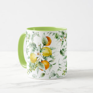 Feminin Blommönster Mugg