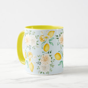 Feminin Blommönster Mugg