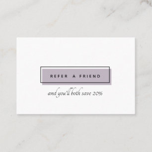 Feminin Logotyp   Lavender   professionell av chic Rabattkort