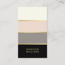 Feminin modern, minimalistisk Rand Mönster Visitkort