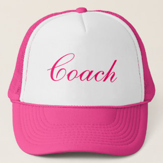 Feminin Rosa Coach Hat Truckerkeps