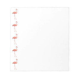 Feminin Rosa Flamingo Mönster Anteckningsblock