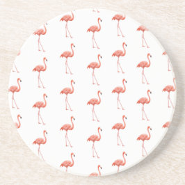 Feminin Rosa Flamingo Mönster Underlägg