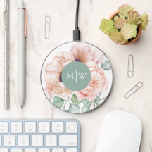 Feminin Rosa och Beige Poppies Vattenfärgsfärg Blo