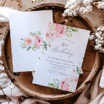 Feminin Rosa ros Blommigt 30års födelsedag Party Inbjudningar<br><div class="desc">En vacker och feminininisk inbjudan att fira ett 30års födelsedag i elegant stil. Denna blommigt är uppbyggd kring en ram av charmig rosa ros och grön. Inbjudan är tillgänglig som en utskriven inbjudan eller digital hämtning.</div>