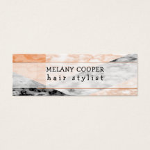 Feminin Rosa, svart och vit marmor Möte