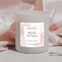 Feminin Rosa Teckensnittslampor med vattenfärg