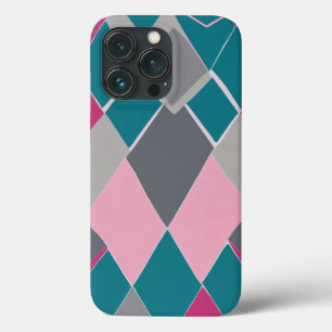 Feminin symmetrisk linjer i teal shock rosa