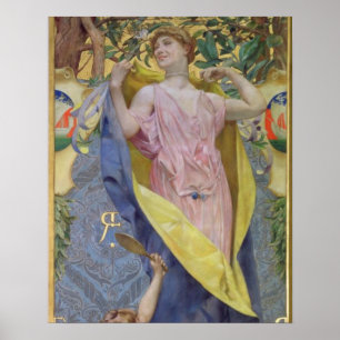 Feminin-toaletten (panel) poster