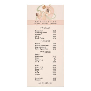Feminin Vintage Nouveau Mayflies Reklamkort
