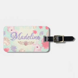 feminin Whimsical Rabbit Löv mönster Bagagebricka