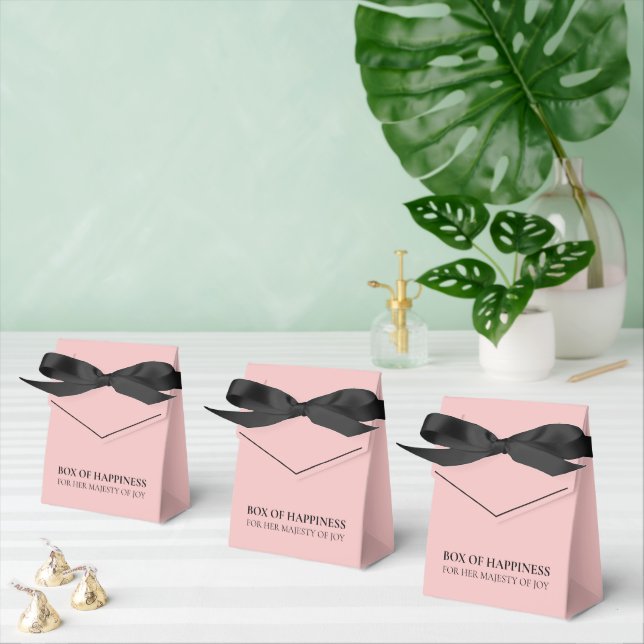Feminine Birthday Party Favor Design | Blush Rose Presentaskar (Multipel)