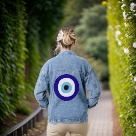 Feminine Blue Modern Grekiska Öga