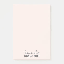 Feminine Minimalist Notepad | Dusty Sage Post-it Block