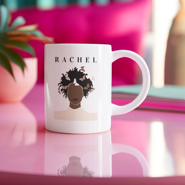 Feminine Mugg Modern minimalistisk Mugg (Feminine Mug Modern Minimalist Mug)