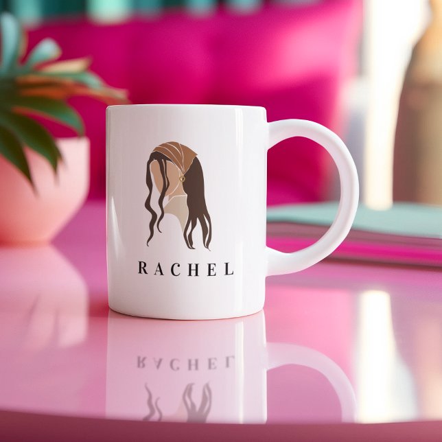 Feminine Mugg Modern minimalistisk Mugg (Feminine Mug Modern Minimalist Mug)
